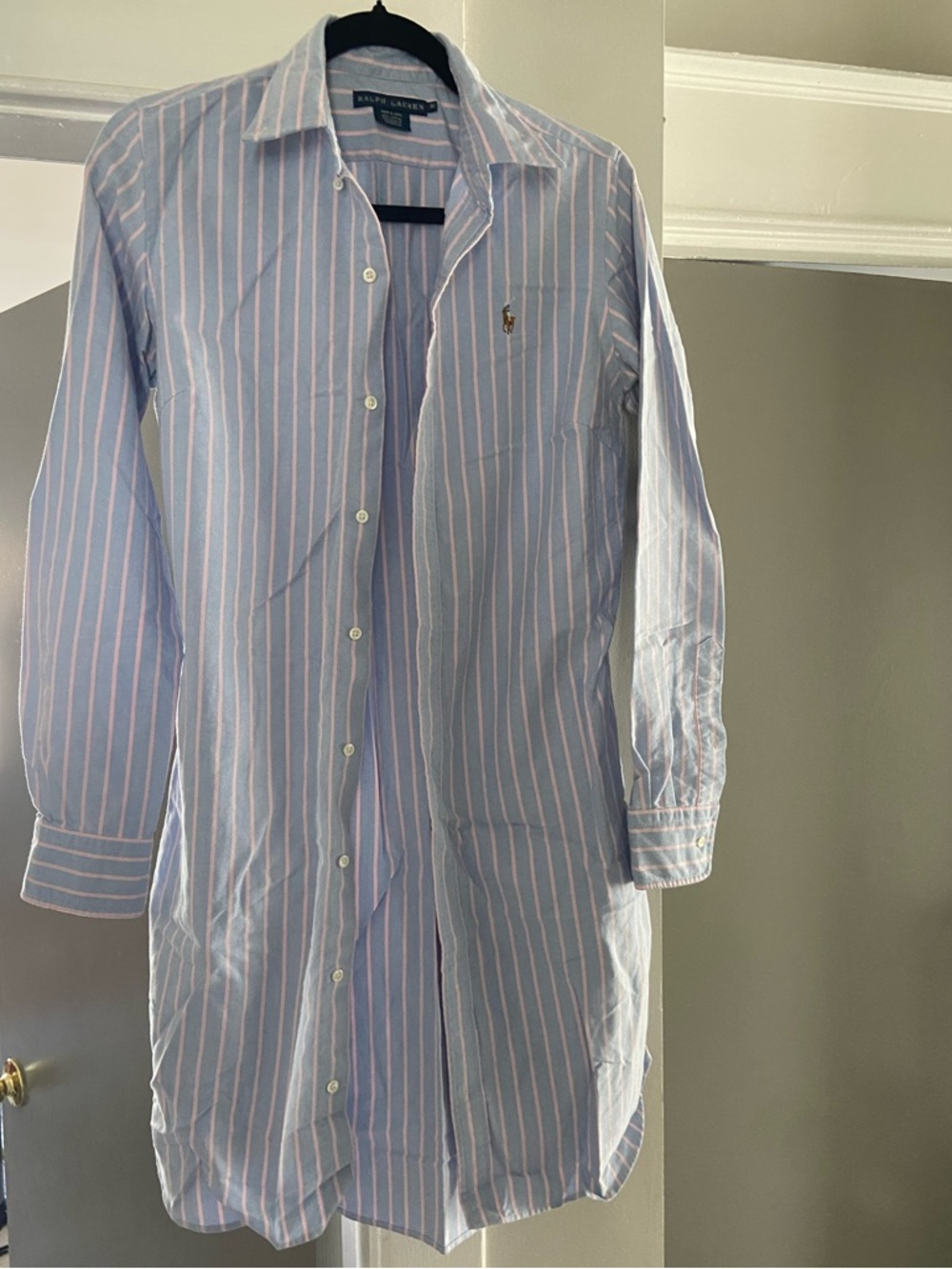Ralph Lauren Women’s long sleeve shirt dress size 10